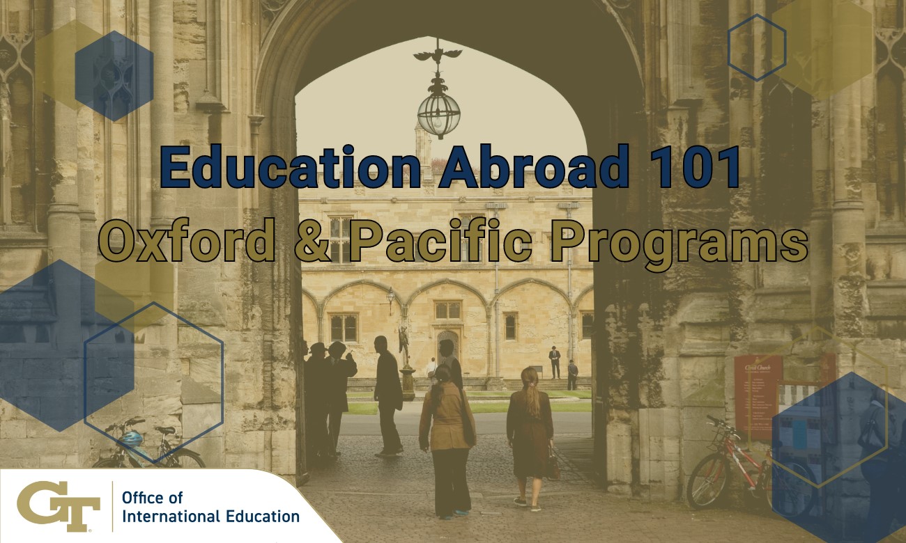Education Abroad 101 Oxford & Pacific Programs Campus Calendar